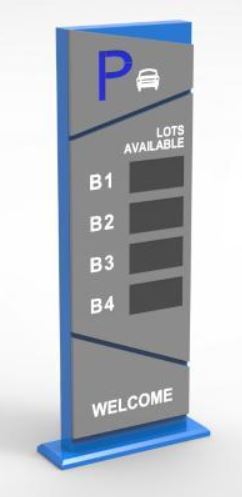 Informační parkovací panel HIKVISION DS-TVB200(4 Module)