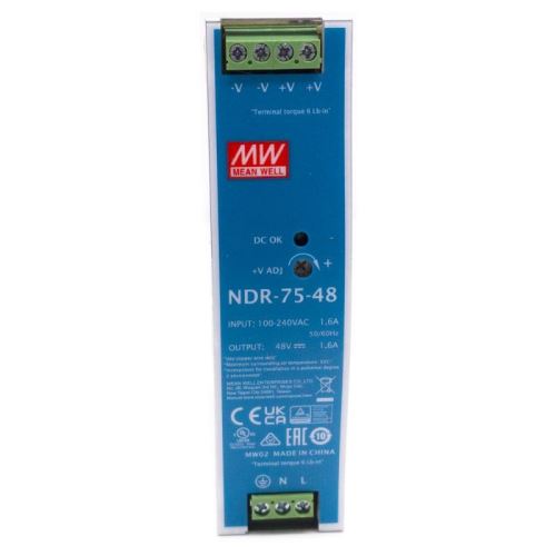 Průmyslový zdroj NDR-75-48  75W, 48V